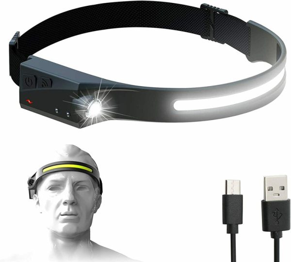 Priekšējā lukturīša LED lukturis ar IPX4 USB-C 1200 mAH IPX4