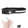 Priekšējā lukturīša LED lukturis ar IPX4 USB-C 1200 mAH IPX4