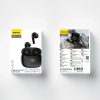 Bezvadu austiņu Bluetooth 5.1 TWS U15N LED melns