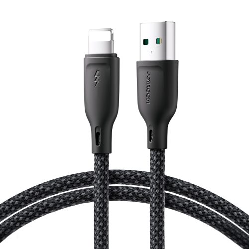 Kabelis Kabelis iPhone daudzkrāsu sērijai USB-A-Lighting 3A 1m Black