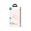 Kabelis Kabelis iPhone daudzkrāsu sērijai USB-A-Lighting 3A 1M Pink