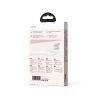 Kabelis Kabelis iPhone daudzkrāsu sērijai USB-A-Lighting 3A 1M Pink