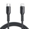 Kabelis Kabelis iPhone zibspuldzes pārmaiņu sērijai USB-C-Lighting 30W 1m Black