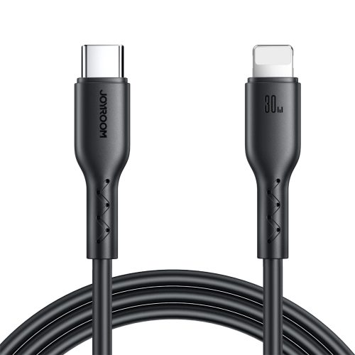 Kabelis Kabelis iPhone zibspuldzes pārmaiņu sērijai USB-C-Lighting 30W 1m Black