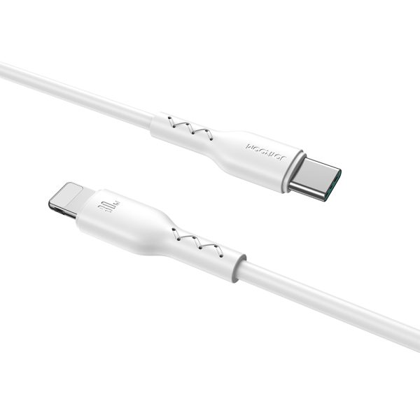 Kabelis Kabelis iPhone zibspuldzes pārmaiņu sērijai USB-C-Lighting 30W 1m Black