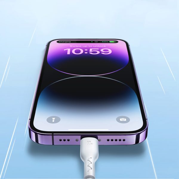 Kabelis Kabelis iPhone zibspuldzes pārmaiņu sērijai USB-C-Lighting 30W 1m Black