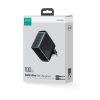 GAN lādētājs ar USB-C 3X USB-C USB-A 100W USB-C kabeli