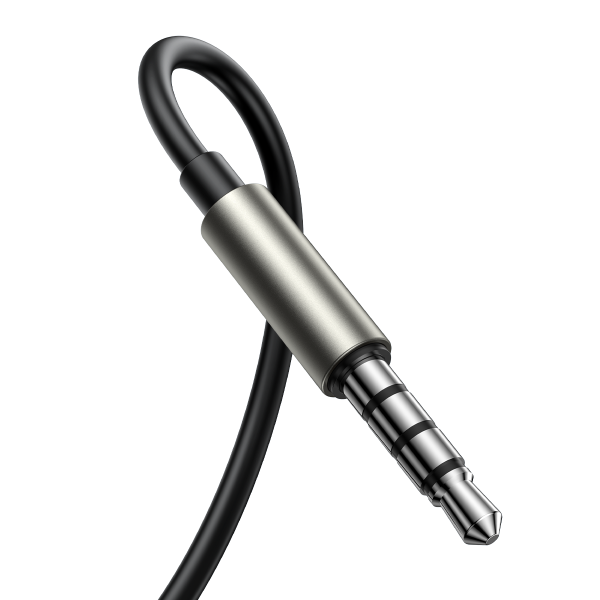 Vadu austiņas spārnā Hifi Hifi vadu sērijas JR-EW03 tumši pelēkā krāsā