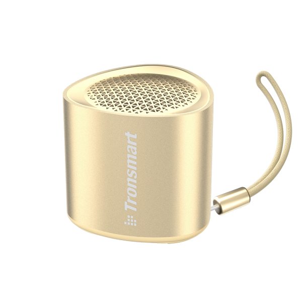 Mazs mini bezvadu skaļrunis TWS NIMO Bluetooth 5.3 5W zelts