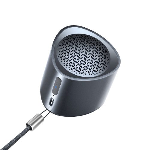 Mazs mini bezvadu skaļrunis TWS NIMO Bluetooth 5.3 5W melns