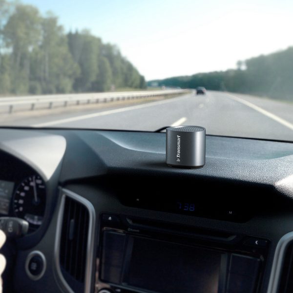 Mazs mini bezvadu skaļrunis TWS NIMO Bluetooth 5.3 5W melns
