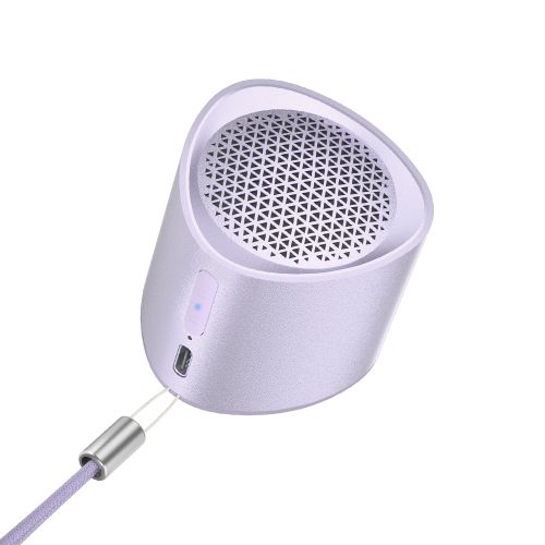 Mazs mini bezvadu skaļrunis TWS NIMO Bluetooth 5.3 5W purpursarkanā