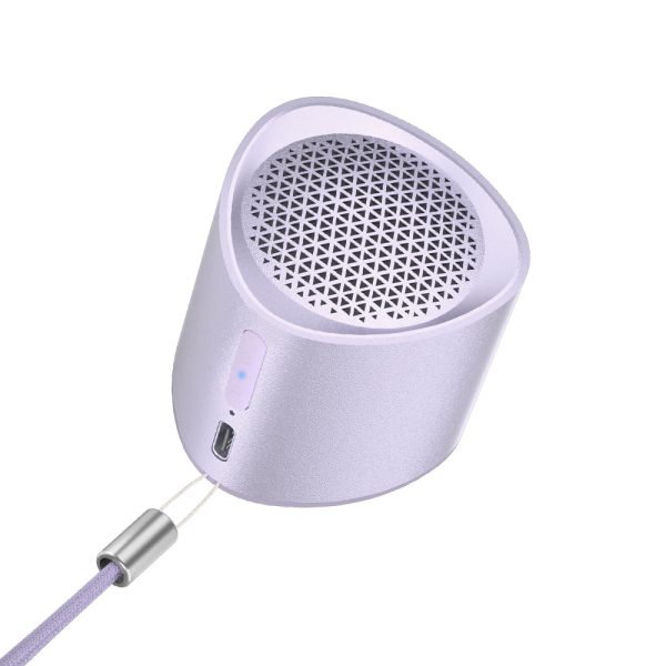 Mazs mini bezvadu skaļrunis TWS NIMO Bluetooth 5.3 5W purpursarkanā