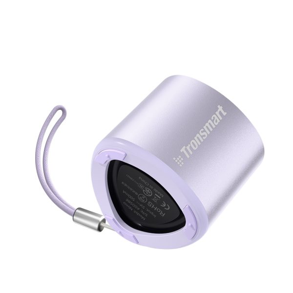Mazs mini bezvadu skaļrunis TWS NIMO Bluetooth 5.3 5W purpursarkanā