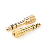 Adaptera adapteris ar 3,5 mm mini domkratu līdz 6,3 mm Jack Golden