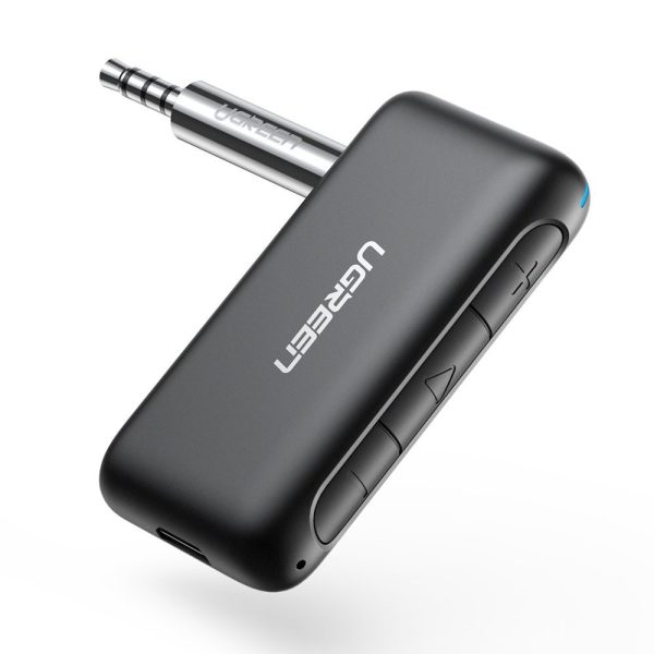 Audio skaņas uztvērējs Bluetooth 5.0 Aux Mini Jack Black Car