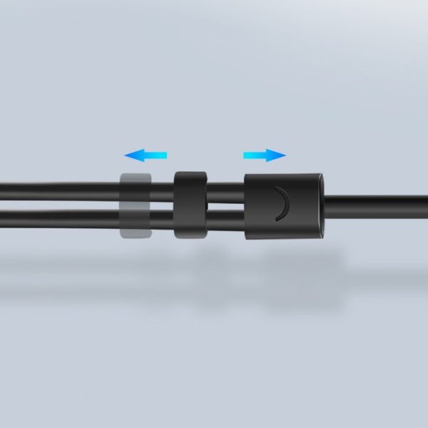 AUX 3,5 mm mini domkrata kolektora adapteris mikrofonam un melnām austiņām