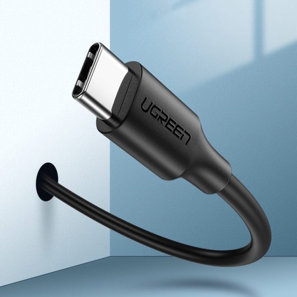 Izturīgs kabeļa USB kabelis - USB -C 480 Mb / s 3a 1,5m melns