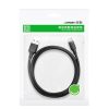 Izturīgs kabeļa USB kabelis - USB -C 480 Mb / s 3a 1,5m melns