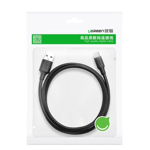 Izturīgs kabeļa USB kabelis - USB -C 480 Mb / s 3a 1,5m melns