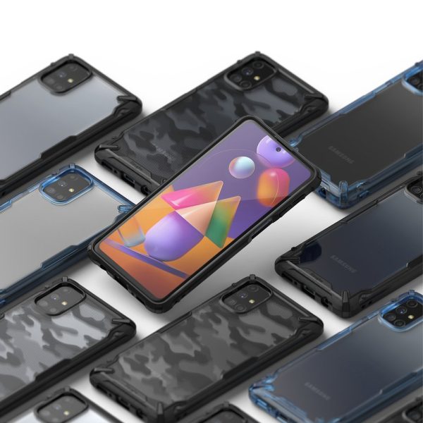 1021684-8-etui-pokrowiec-pancerny-fusion-x-z-ramka-ringke-hurtownia-sklep Fusion X Armored Cover ar rāmi Galaxy M31s Blue