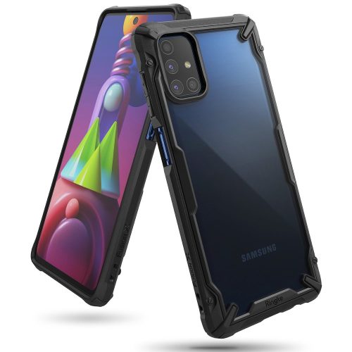 Izturīga pastiprināta tālruņa korpuss Galaxy M51 Fusion X Black