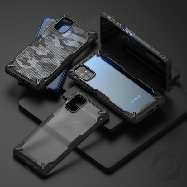 Izturīga pastiprināta tālruņa korpuss Galaxy M51 Fusion X Black