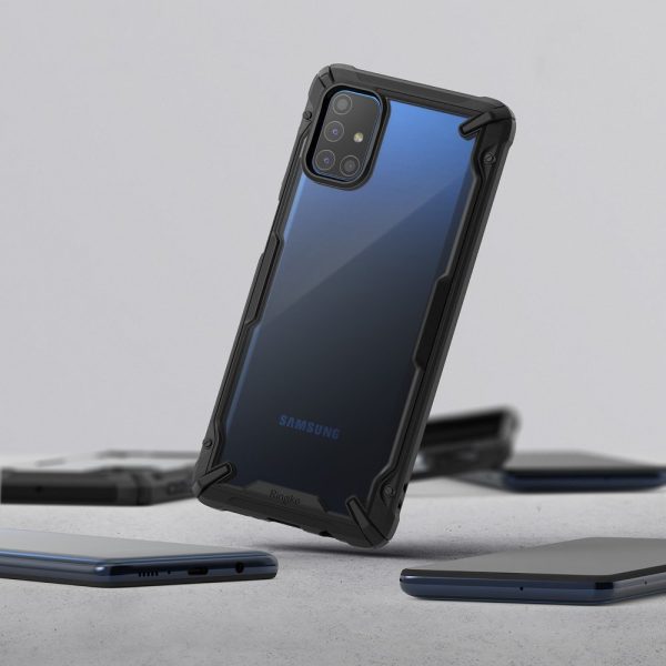 Izturīga pastiprināta tālruņa korpuss Galaxy M51 Fusion X Black