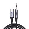 Stereo aux aux aux kabeļa mini ligzda - USB -C planšetdatoram 1m melns