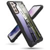Bruņots korpuss ar Galaxy S21+ 5G Fusion X Dizaina biļete melna rāmja korpuss