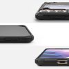 Bruņots korpuss ar Galaxy S21+ 5G Fusion X Dizaina biļete melna rāmja korpuss
