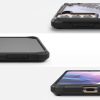 Bruņots korpuss ar Galaxy S21+ 5G Fusion X dizaina rutīna melns korpuss