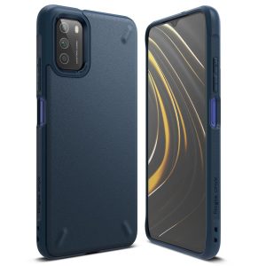 Izturīgs pastiprināts tālruņa korpuss Xiaomi Poco M3 Onyx Navy Blue