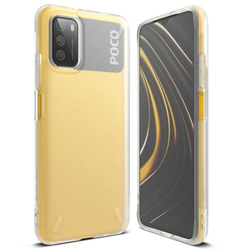 Izturīgs pastiprināts tālruņa korpuss Xiaomi Poco M3 M3 ONYX caurspīdīgs