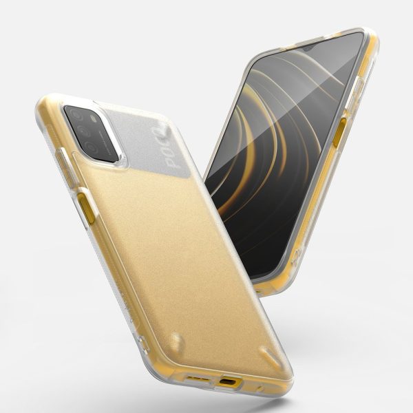 Izturīgs pastiprināts tālruņa korpuss Xiaomi Poco M3 M3 ONYX caurspīdīgs
