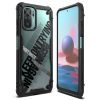 Bruņu korpusa vāks ar Xiaomi Redmi Note 10 / 10s Fusion X Design Cross Black Rāmis