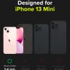 Bruņots korpuss ar rāmi ar iPhone 13 Mini Fusion X Dizaina biļete melnā josla
