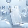 Gadījuma vāks ar Galaxy A73 Fusion matētu matētu daļēji caurspīdīgu rāmi