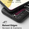 Izturīgs korpuss Galaxy S22+ Onyx Design X Black Case