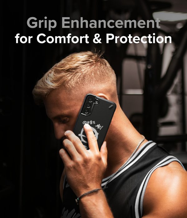 Izturīgs korpuss Galaxy S22+ Onyx Design X Black Case