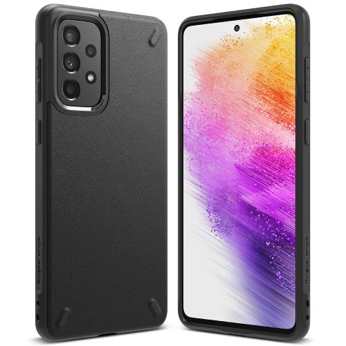 Izturīgs un elastīgs korpuss Galaxy A73 Black Galaxy A73