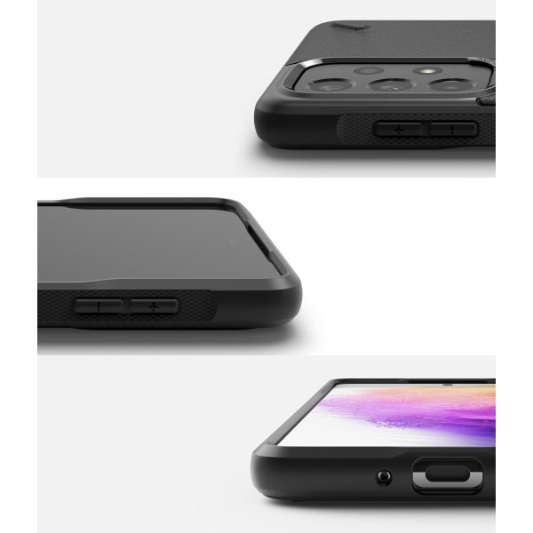 Izturīgs un elastīgs korpuss Galaxy A73 Black Galaxy A73