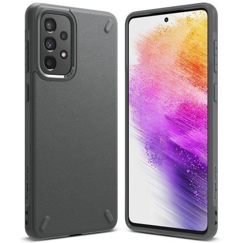 Izturīgs un elastīgs korpuss Galaxy A73 Onyx pelēkais korpuss