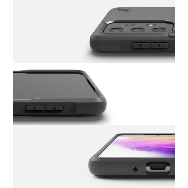 Izturīgs un elastīgs korpuss Galaxy A73 Onyx pelēkais korpuss