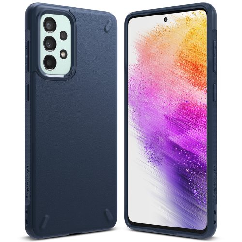 Izturīgs un elastīgs korpuss Galaxy A73 A73 Navy Blue Case