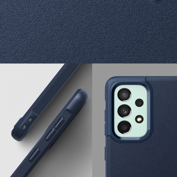 Izturīgs un elastīgs korpuss Galaxy A73 A73 Navy Blue Case