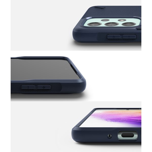 Izturīgs un elastīgs korpuss Galaxy A73 A73 Navy Blue Case