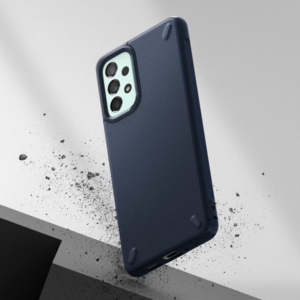 Izturīgs un elastīgs korpuss Galaxy A73 A73 Navy Blue Case