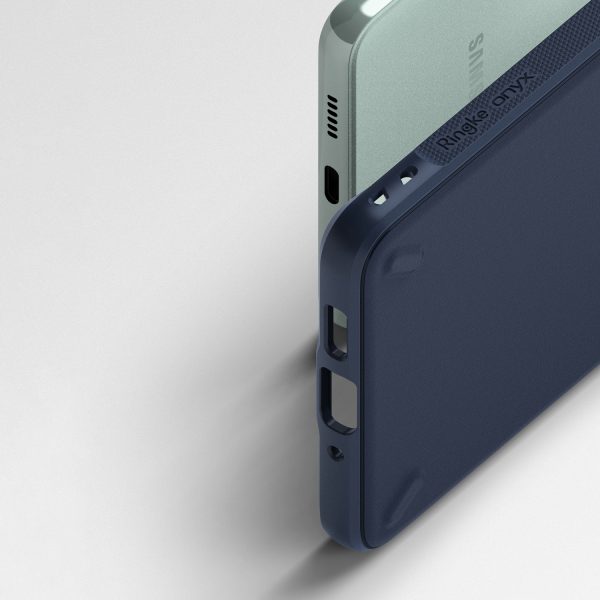 Izturīgs un elastīgs korpuss Galaxy A73 A73 Navy Blue Case