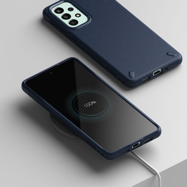 Izturīgs un elastīgs korpuss Galaxy A73 A73 Navy Blue Case